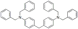 N,N'-(methylenedi-4,1-phenylene)bis[dibenzylamine] Struktur