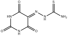 [(2,4,6-trioxo-1,3-diazinan-5-ylidene)amino]thiourea Struktur