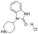 2H-BenziMidazol-2-one, 1,3-dihydro-1-(4-piperidinyl)-, Monohydrochloride Struktur