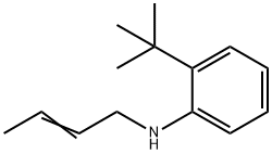 N-(2-Butenyl)-2-tert-butylbenzenamine Struktur