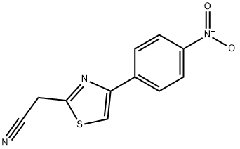 2-[4-(4-NITROPHENYL)-1,3-THIAZOL-2-YL]ACETONITRILE Struktur