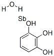 antimony, benzene-1,2,3-triol, hydrate Struktur