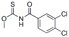 N-(3,4-Dichlorobenzoyl)carbamothioic acid O-methyl ester Struktur