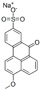 3-Methoxy-7-oxo-7H-benz(de)anthracene-9-sulfonic acid sodium salt Struktur