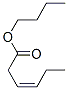 (Z)-3-Hexenoic acid butyl ester Struktur