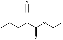 ETHYL 2-CYANOVALERATE Struktur