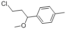 4-(3-chloro-1-methoxypropyl)toluene  Struktur