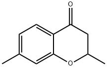 2,3-Dihydro-2,7-dimethyl-4H-1-benzopyran-4-one Struktur