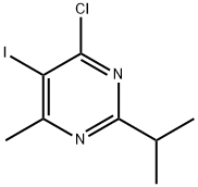 4-Chloro-5-iodo-2-isopropyl-6-methylpyrimidine Struktur