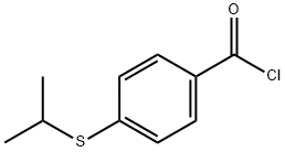 Benzoyl chloride, 4-[(1-methylethyl)thio]- (9CI) Struktur