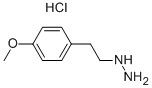 1-(4-methoxyphenethyl)hydrazine hydrochloride Struktur