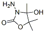 2-Oxazolidinone, 3-amino-4-hydroxy-4,5,5-trimethyl- (9CI) Struktur