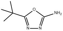 1,3,4-Oxadiazol-2-amine,5-(1,1-dimethylethyl)-(9CI) Struktur