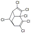 2,3,3a,4,5,8-Hexachloro-3a,6,7,7a-tetrahydro-1,6-methano-1H-indene Struktur