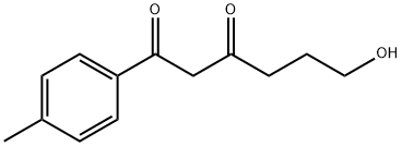 6-HYDROXY-1-(4-METHYLPHENYL)-1,3-HEXANEDIONE Struktur