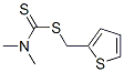 N,N-dimethyl-1-(thiophen-2-ylmethylsulfanyl)methanethioamide Struktur