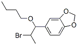 5-(2-bromo-1-butoxy-propyl)benzo[1,3]dioxole Struktur