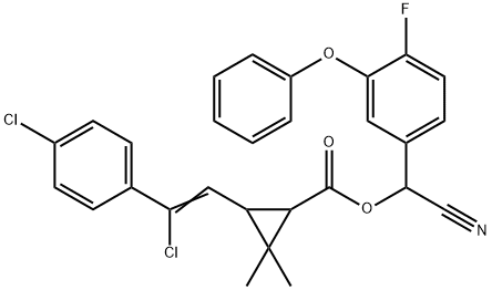 氟氯苯菊酯, 69770-45-2, 結(jié)構(gòu)式