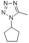 1H-Tetrazole,1-cyclopentyl-5-methyl-(9CI) Struktur