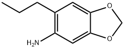 6-Propyl-benzo[1,3]dioxol-5-ylamine Struktur