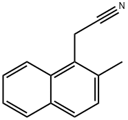 (2-methyl-1-naphthyl)acetonitrile Struktur