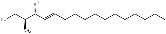 (2S,3R,4E)-2-Amino-4-hexadecene-1,3-diol Struktur