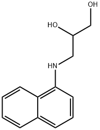 3-(1-naphthylamino)propane-1,2-diol Struktur