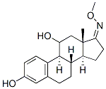 3,11-Dihydroxyestra-1,3,5(10)-trien-17-one o-methyloxime Struktur