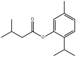 5-methyl-2-(isopropyl)phenyl isovalerate Struktur