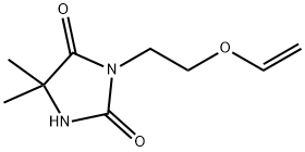 5,5-dimethyl-3-[2-(vinyloxy)ethyl]imidazolidine-2,4-dione Struktur