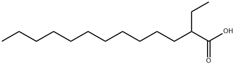 2-ethyltridecanoic acid Struktur