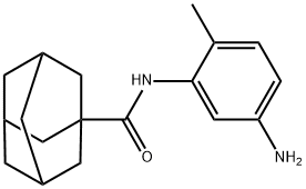 N-(5-amino-2-methylphenyl)adamantane-1-carboxamide Struktur