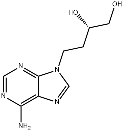 9-(3,4-dihydroxybutyl)adenine Struktur