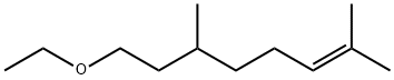 3,7-DIMETHYL-6-OCTENYL ETHYL ETHER Struktur