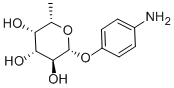 4-AMINOPHENYL-BETA-L-FUCOPYRANOSIDE Structure