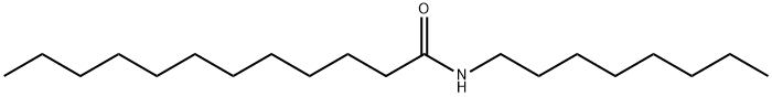 N-octyldodecanamide Struktur