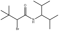 N1-(1-ISOPROPYL-2-METHYLPROPYL)-2-BROMO-3,3-DIMETHYLBUTANAMIDE Struktur