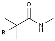 2-bromo-N,2-dimethyl-propanamide Struktur