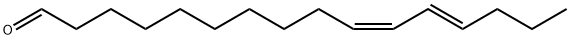 (10Z,12E)-10,12-Hexadecadienal Struktur