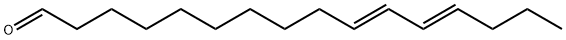 (E,E)-10,12-HEXADECADIENAL Struktur