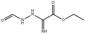 Acetic  acid,  (2-formylhydrazino)imino-,  ethyl  ester  (9CI) Struktur