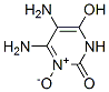 2(1H)-Pyrimidinone,  4,5-diamino-6-hydroxy-,  3-oxide  (9CI) Struktur