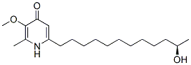 6-[(11R)-11-hydroxydodecyl]-3-methoxy-2-methyl-1H-pyridin-4-one Struktur