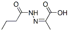 Butanoic  acid,  (1-carboxyethylidene)hydrazide  (9CI) Struktur