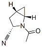 2-Azabicyclo[3.1.0]hexane-3-carbonitrile, 2-acetyl-, (1S,3S,5S)- (9CI) Struktur