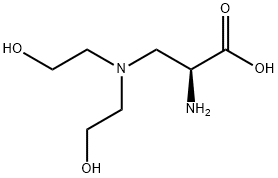 3-(N,N-Diethanolamino)-L-alanine Struktur