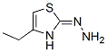 2(3H)-Thiazolone,  4-ethyl-,  hydrazone  (9CI) Struktur