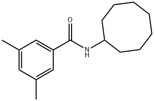 Benzamide, N-cyclooctyl-3,5-dimethyl- (9CI) Struktur