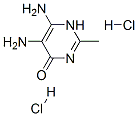 4(1H)-Pyrimidinone,5,6-diamino-2-methyl-,dihydrochloride(9CI) Struktur