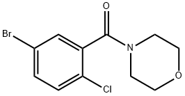 (5-Bromo-2-chlorophenyl)(morpholino)methanone Struktur